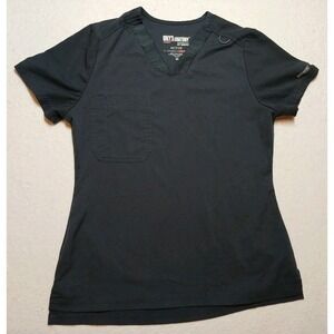 Grey's Anatomy By Barco Scrub Top Women's Size XS Navy Blue Active Stretch